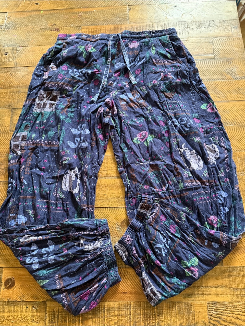 Out From Under Navy Jogger PJ Bottoms
